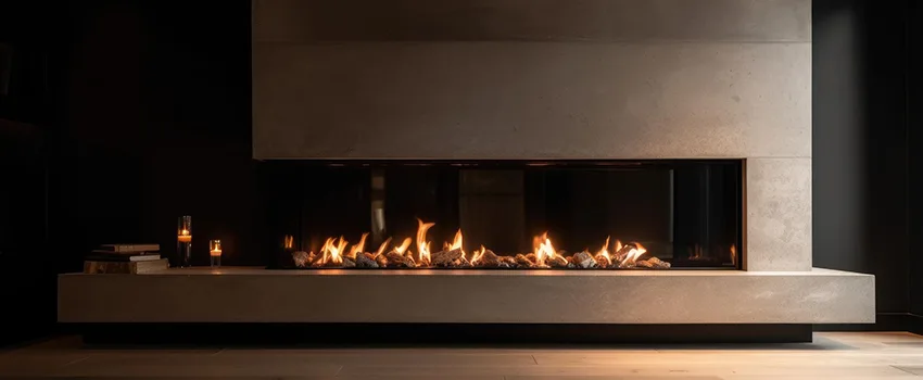 Gas Fireplace Ember Bed Design Services in Leawood, Kansas