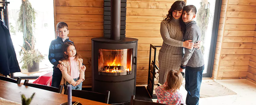 Morso Cast Iron Fireplace Insert Installation in Leawood, Kansas