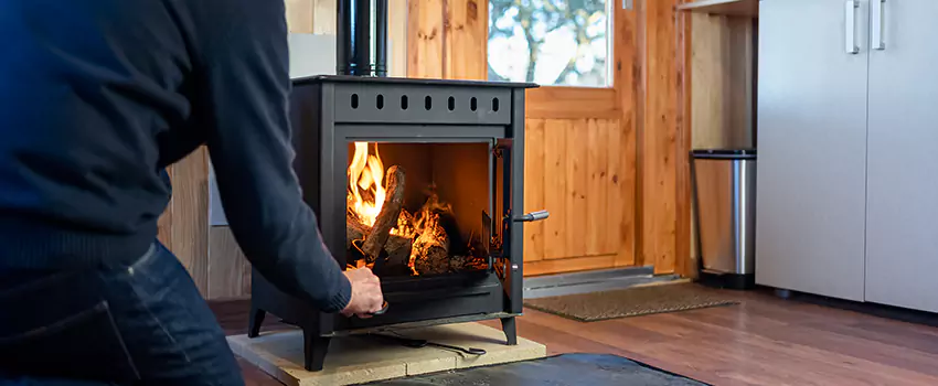 Open Hearth Wood Fireplace Installation in Leawood, KS