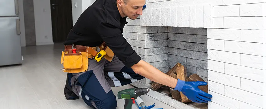 Fireplace Damaged Damper Frame Repair Services in Leawood, Kansas