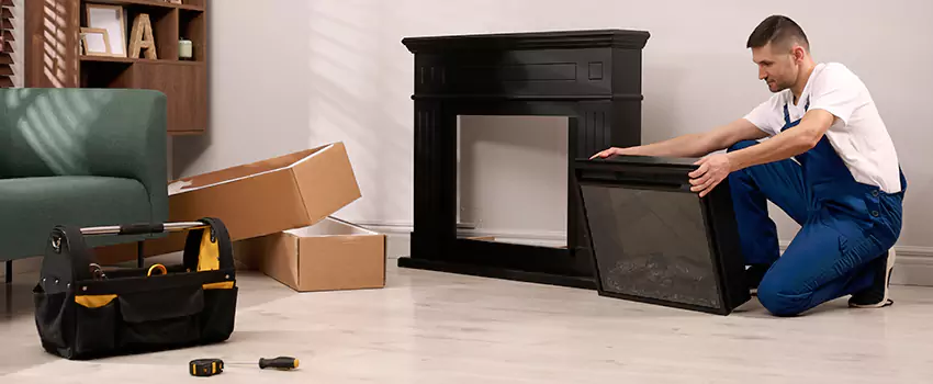 Old Rusted Metal Fireplace Repair And Replacement in Leawood, KS